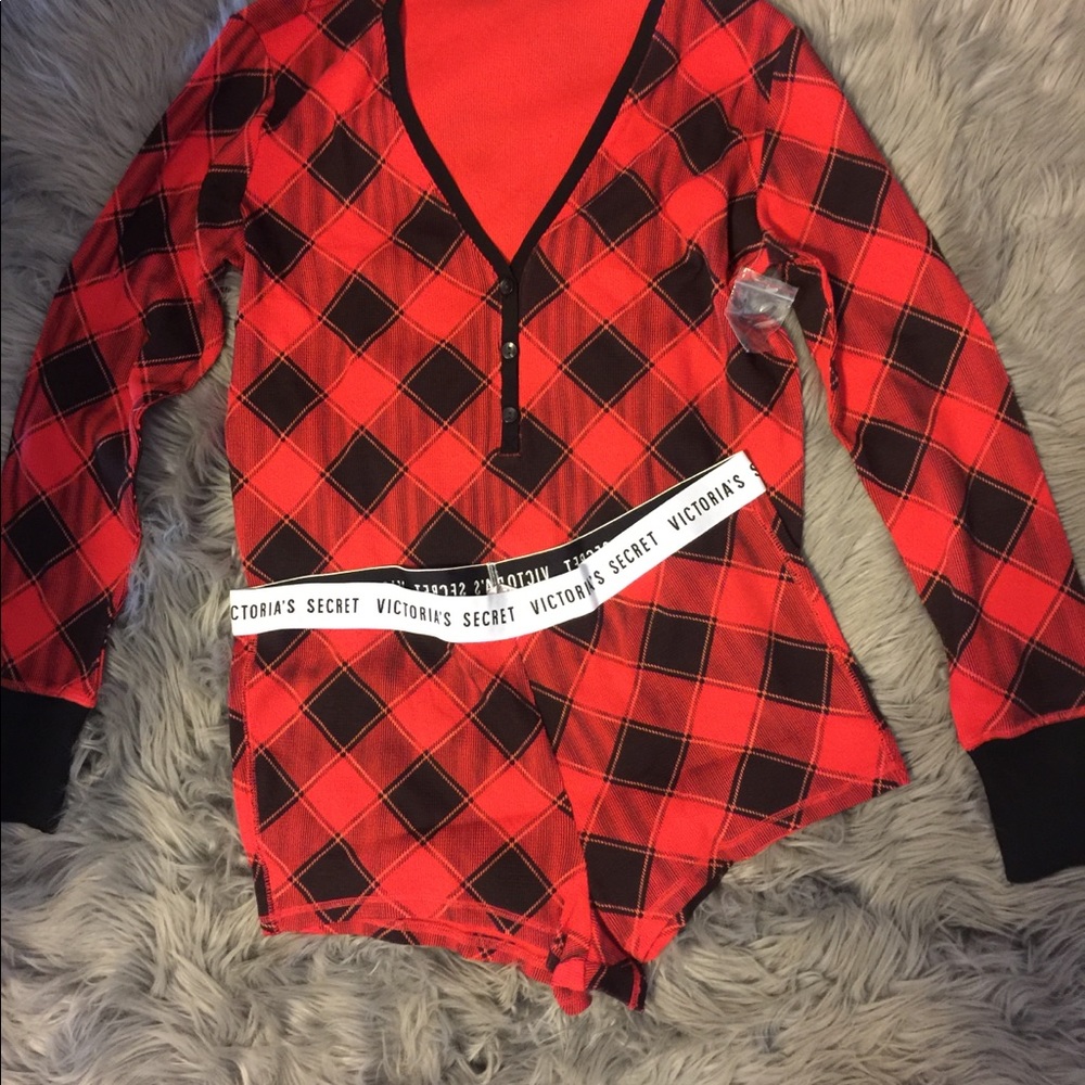 COPY - Victoria's Secret Thermal Boxer Pajama Set